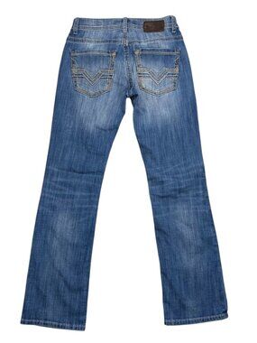 BKE Buckle Aiden Bootleg Jean 29R Men Denim Casual Biker Rugged